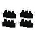 thumbnail image 1 of 12 Pack Black Kitchen Apron with 2 Pockets Anti-Dirty Apron Suitable for Barbecue Kitchen Cooking Baking Restaurant, 1 of 10