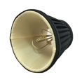 thumbnail image 4 of Royal Designs, Inc. Pleated Empire Chandelier Shade CS-110BLK/GL-6, Black with gold , 3 x 4.25 x 4.25, Pack of 6, 4 of 5