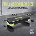 thumbnail image 2 of WF Athletic Supply Fitness Aerobic Step, Adjustable from 4” to 6”, Exercise Stepper with Risers for Home Gym Cardio Strength Training, 2 of 7