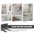 thumbnail image 2 of Hair Dryer Rack Dryers Blow Hanger Wall Mounted for Bathroom Tool Holder Styling Organizer Stand, 2 of 6