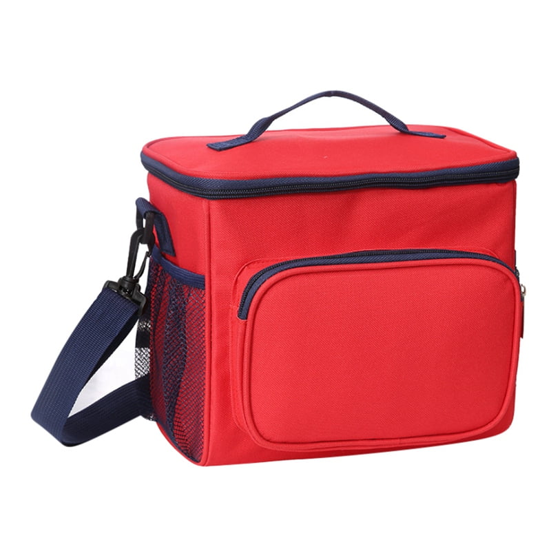 Thermal Insulated Lunch Bag Portable Travel Picnic Lunch Box Tote for