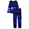 thumbnail image 6 of FOR U DESIGNS Galaxy Sea Turtle Pajamas Sets for Women Long Sleeve Pants with Pockets 2 Pack Size XS Nightwear Long Tops for Women Sleepwear Comfortable Pajama, 6 of 6