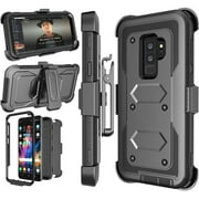 Njjex for Galaxy S9 Plus Case, for Samsung Galaxy S9+ S9 Plus Case, [Nbeck] Shockproof Heavy Duty Rugged Holster