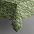thumbnail image 3 of Green Bigfoot and Tree Pattern Rectangle Tablecloth 60"x84",Waterproof Polyester Rectangle Table Cloth, Wipeable Spillproof Polyester Tablecloth for Dining, Camping, Indoor and Outdoor, 3 of 5
