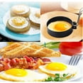 thumbnail image 2 of 2-Pack Stainless Steel Egg Ring Molds – Non-Stick Pancake & Egg Maker Ring Set for McMuffin Sandwiches, Breakfast Cooking Tools for Frying Eggs & Shaping Patties TIKA, 2 of 7