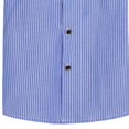 thumbnail image 7 of TIANZEN Versatile Boys Short Sleeve Dress Shirt With Button Front For Toddlers And Kids Striped Pattern With Letter Print Casual Yet Smart Top Basketball Undershirt, 7 of 7