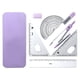 thumbnail image 5 of Juego de geometría matemática con estuche de almacenamiento, herramientas de dibujo, borrador, reutilizable, portátil para Caja Cerrada Violeta, 5 of 9