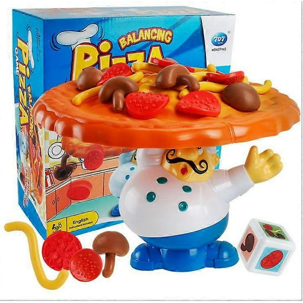 Topple Pizza Stack Game Board Game Balance Pizza Game Stack Game for 2-4 players