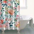 thumbnail image 5 of Waterproof Pioneer Shower Curtain 36x72 Inch Polyester Unique Colorful Floral Shower Curtain for Bathroom Hotel Home Decor with 7 Plastic Hooks, 5 of 5