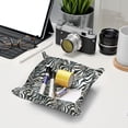 thumbnail image 6 of Valet Tray, Zebra print black white Faux Leather Desk Tray Vanity Tray Night Stand Organizer Catch All Tray Key Bowl for Entryway Table, Elegant Valet Tray Storage for Men Women, 6 of 7
