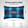 thumbnail image 6 of Easygdp Cat Sketch Pillowcase 20×30 inches, Throw Pillowcase with Invisible Zipper for Bedroom, Sofa, Office, 6 of 8