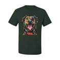 thumbnail image 3 of My Favorite Breed is The One In Need | Colorful Labrador Dog | Dean Russo Art Animal Lover Men's T-Shirt, Forest Green, 3XL, 3 of 5