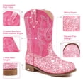 thumbnail image 3 of Botas Cowgirl Motasha Glitter para niñas rosas talla 11, 3 of 7