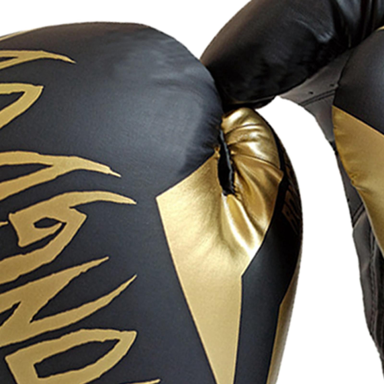 Vensio -6oz Children's Boxing Gloves for Training and Exercise, Professional PU Leather Sparring Mitts for Kids Aged 6-18, Breathable Boxing Mitts with Wrist Support Black