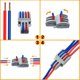thumbnail image 1 of Terminales de conexión, SPL-42 10 piezas Conector eléctrico rápido, tuerca de cable de palanca, conector de cable compacto (2 entradas 4 salidas) ZefeiWu 8390605588549, 1 of 1