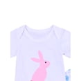 thumbnail image 2 of Honganda Girl's 3Pcs Romper Set, Short Sleeve Tops with Long Pants and Headband, 2 of 6