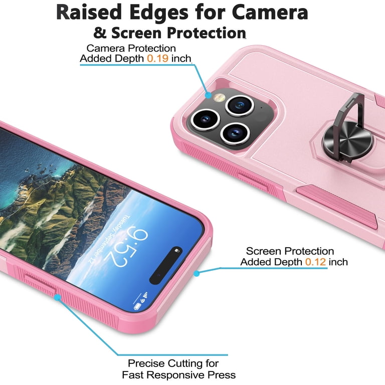 iPhone 15 Pro Max Case, 2 in 1 Phone Case for iPhone 15 Pro Max