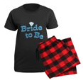 thumbnail image 5 of CafePress - Bride To Be Women's Dark Pajamas - Women's Short Sleeve Print T-Shirt and Pants Dark Cotton Pajama Set, 5 of 7