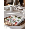 thumbnail image 6 of Vegetables Cloth Napkins Set of 4 Reusable Dinner Napkins, Watercolor Farmhouse Fruits Cocktail Napkin Washable Table Napkins for Wedding/Holiday Party/Baby Shower 20"x20", 6 of 7