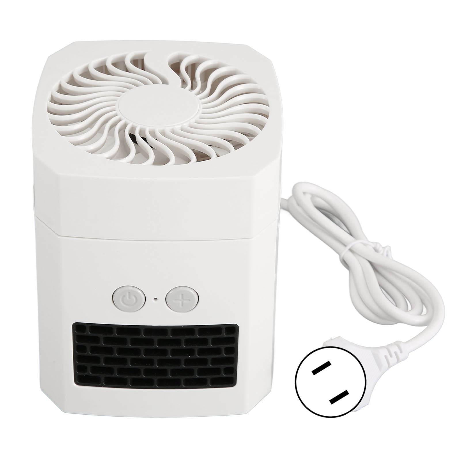 2 En 1 Ventilateur De Chauffage Portatif, Mini Radiateur Soufflant Pour Chauffeur De Voiture Automatique 12V 150W Avec Poignée Pivotante GL