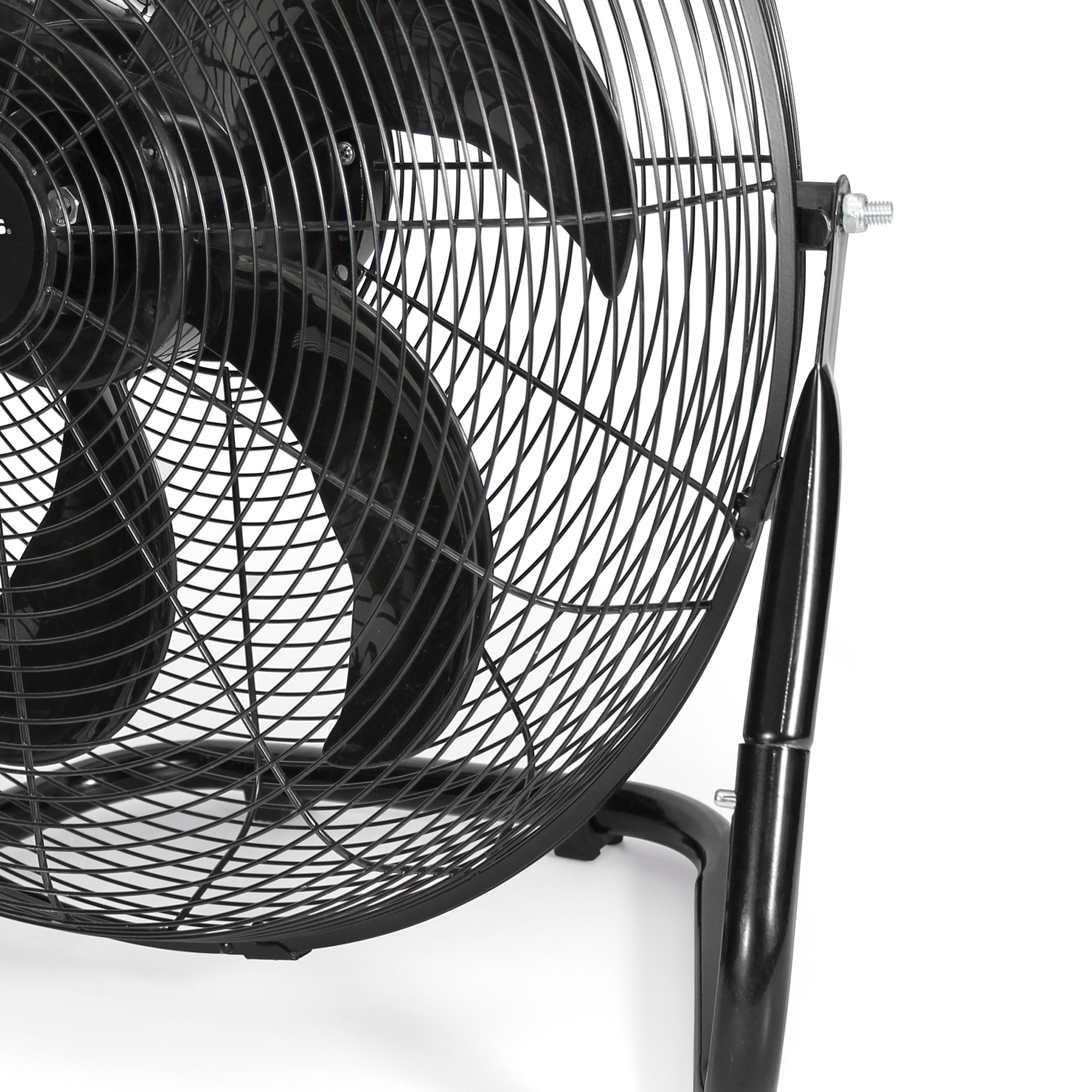 Taurus FLASH 20” Industrial Floor Fan, Metal Grill with Aerodynamic Plastic Blades, High Velocity Cooling for Garage & Patio