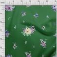 thumbnail image 3 of oneOone Rayon Green Fabric Florals Dress Material Fabric Print Fabric By The Yard 56 Inch Wide, 3 of 6