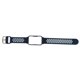 thumbnail image 4 of Correa de reloj de silicona de 20mm, suave, transpirable, elegante, cómoda y ligera para reloj inteligente OPPO FREE, azul oscuro, blanco + carcasa azul, 4 of 14
