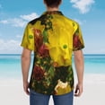 thumbnail image 4 of Balery Cactus Flowers Camisas hawaianas de manga corta para hombre, camisas playeras de corte holgado, camisas de vacaciones con botones,XX-Large, 4 of 7