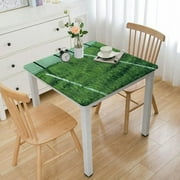 nygtbtfer American Football Field Tablecloth Soccer Field with Rectangle Table Cloth Stain ResistantTable Cover for Dining Tables Parties Banquet Decoration