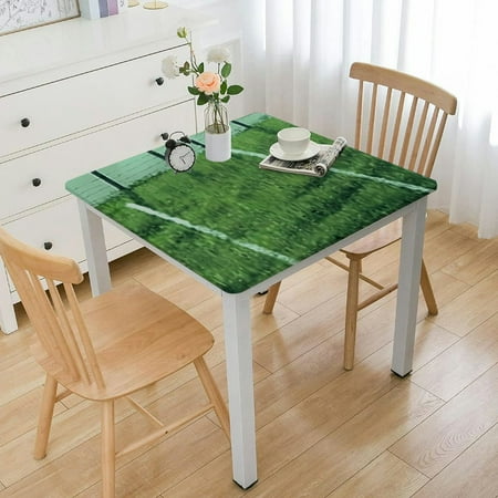 nygtbtfer American Football Field Tablecloth Soccer Field with Rectangle Table Cloth Stain ResistantTable Cover for Dining Tables Parties Banquet Decoration