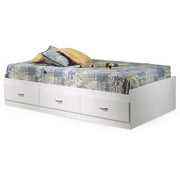 South Shore Contemporary Mates Bed Box, White