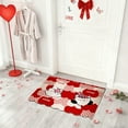 thumbnail image 4 of Valentine's Day Door Mat - Absorbent Non-Slip Entrance Mat, Dirt-Proof Floor Mat for Home Indoor Outdoor Use, 4 of 7
