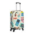 thumbnail image 3 of Easygdp Playing Video Games Print Elastic and Washable Suitcase Protective Cover with Hidden Zipper Fits 18-32 inch Luggage -Medium, 3 of 9