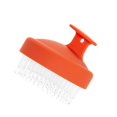 thumbnail image 5 of FITYLE Scalp Massage Shampoo Brush, Hair Scrubber, Floriated Shower Comb, Lightweight Hair Wash Tool Scalp Brush for Wet, Thick, Dry Orange, 5 of 9