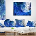 thumbnail image 4 of Designart Blue Swirling Clouds - Abstract Throw Pillow - 12x20, 4 of 5