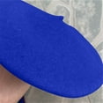 thumbnail image 5 of BRGZLK Kids Beret Hat Fall Winter Solid Color French Painter Hat Versatile Warm Beret Hat for 1-10 Years Blue Free Size, 5 of 6