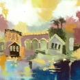 thumbnail image 2 of Larson 12x12 Gold Ornate Wood Framed with Double Matting Museum Art Print Titled - Little Toy Town I, 2 of 4