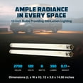 thumbnail image 4 of Camco RV Replacement Bulb F8T5Cw Fluorescent | 8Watt | 2-Pack | White (54880), 4 of 9