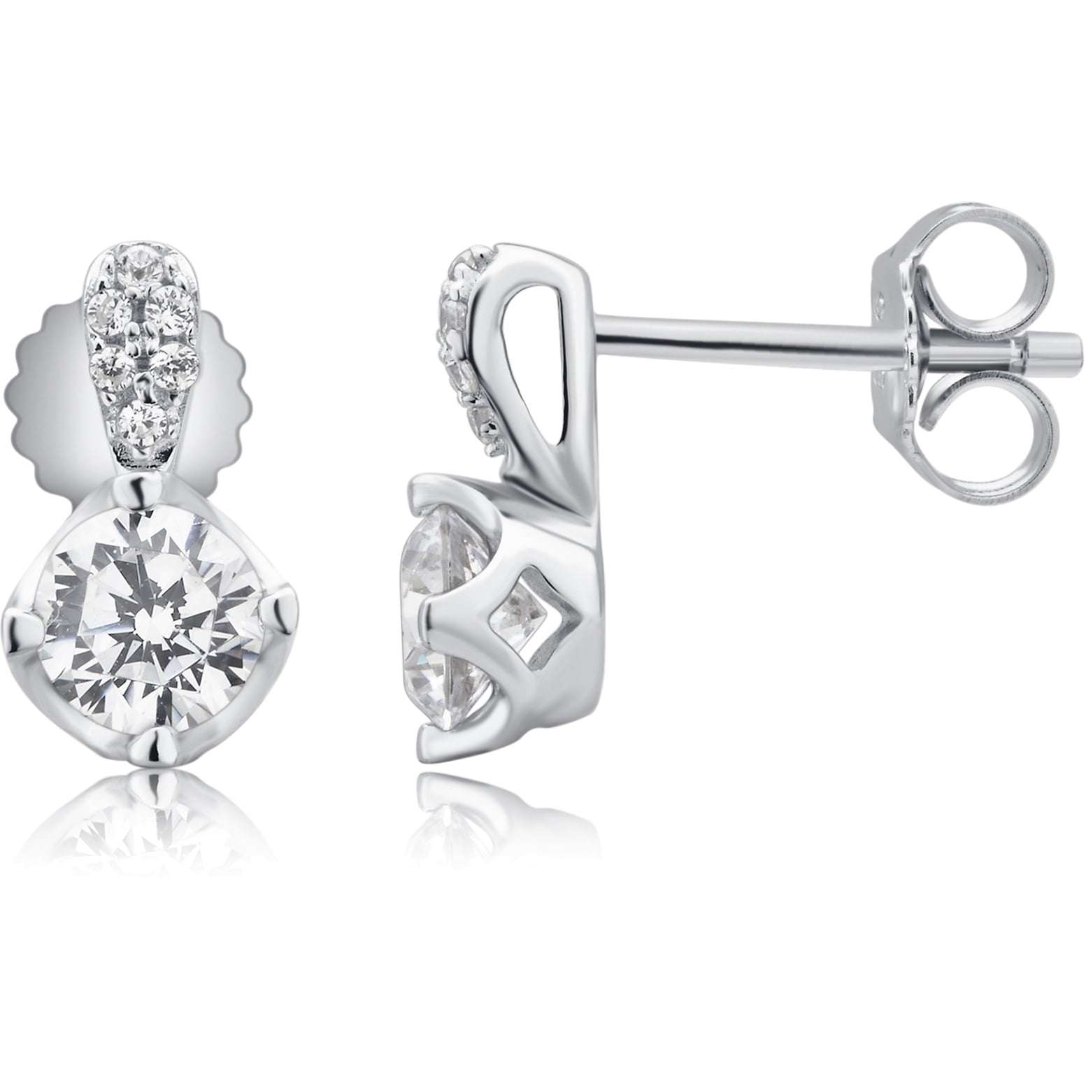 Cubic Zirconia Sterling Silver Fashion S