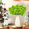 thumbnail image 4 of 1 PC Christmas Ball Tree Pick 7.68 Inch Christmas Ornaments Pick Xmas Tree Topper Decoration for Xmas Floral Vase Fillers Wreath Stairs Garland Decoration Supplies, 4 of 6