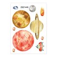 thumbnail image 1 of Etiqueta engomada luminosa de la pared del punto de la estrella, etiqueta engomada fluorescente luminosa del PVC de 4 PCS para la habitación de los niños, 1 of 8