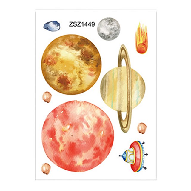 Etiqueta engomada luminosa de la pared del punto de la estrella, etiqueta engomada fluorescente luminosa del PVC de 4 PCS para la habitación de los niños