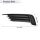 thumbnail image 4 of 1pc Cubierta de rejilla de luz antiniebla izquierda delantera para Audi A3 S3 2013-2017 No.8V5807681 ABS Negro, 4 of 7