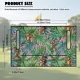 thumbnail image 7 of XYZCANDO Tropical Bigfoot Golf 2-Seat Golf Cart Seat Cover | Non-Slip Washable Terry Cloth with 4 Pockets | Universal Fit Gift for Golf Lovers, 7 of 7