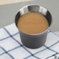 thumbnail image 4 of Wear-Resistant Ergonomic Design, Stainless Steel Coffee Cup, Cup, For Home For Coffee Shop Matte Black, 4 of 8