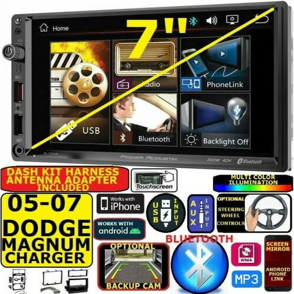 05 06 07 DODGE MAGNUM CHARGER TOUCHSCREEN BLUETOOTH USB AUX EQ CAR Radio Stereo