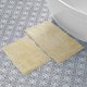 thumbnail image 1 of Alfombra de baño Laura Ashley Butter Chenille Yellow 2 piezas, 1 of 8