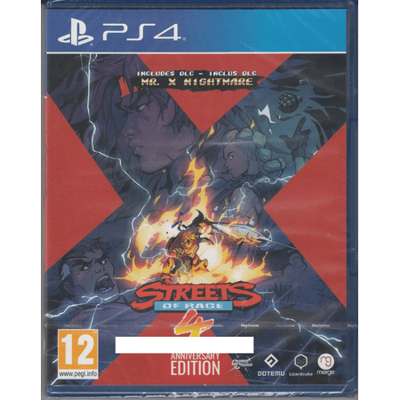 Streets of Rage 4 Anniversary Edition PS4 Brand New Factory Sealed