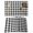 Black, variant on Christmas Buffalo Plaid Placemats Set of 6 Red and Black Checkered Place Mats Table Mats Kitchen Dining Home Outdoor Party Table Decoration