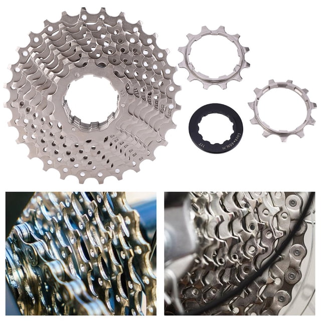 Vélo de Route Roue Libre Plaque d'Acier Haute Pression Vélo Remplacement Accessoires Réduction de Poids Roue Libre, Cassette de Vélo pour Vélo de Route 10S 11-28T